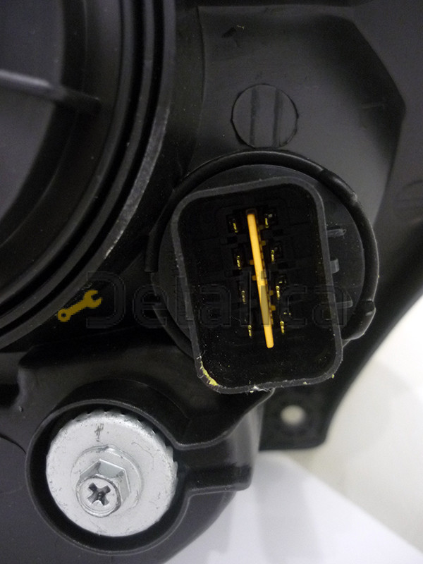 Фара левая с регулятором мотора для Киа Пиканто рестайлинг 2008 (Depo)