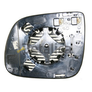 Стекло зеркала правое электрическое с подогревом для Ауди Q5 от 2008 (Тайвань) convex