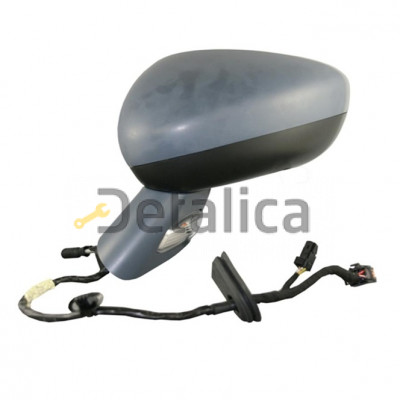 Зеркало левое электрическое с подогревом  указатель поворота 7 конт convex грунт для Ситроен С5