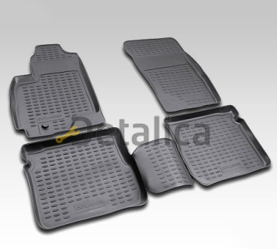 Коврики в салон Mitsubishi Outlander 2003-2006 4 шт резиновые