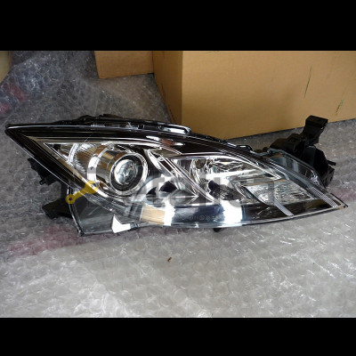 Фара правая для Мазда 6 2008-2009 внутри чёрная