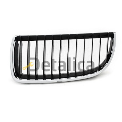 Решетка радиатора левая черн-хром для BMW E90 от 2004-2007