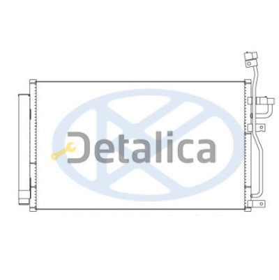 Радиатор кондиционера на Опель Антара Koyo Япония