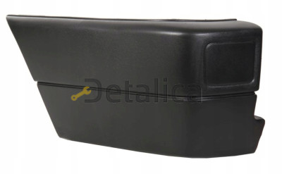 VOLKSWAGEN TRANSPORTER боковина бампера задн лев с отв (Тайвань) черн