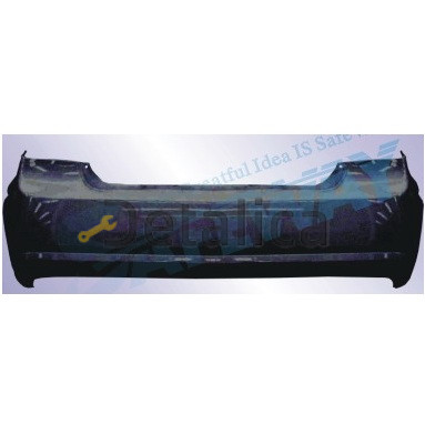 Бампер задний седан черный для Шевроле Лачетти