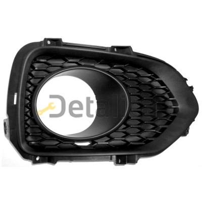 Решетка бампера передняя правая с отверстием под противотуманку для Киа Соренто 2 от 2009 (Китай)