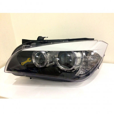 Фары тюнинг-комплект линзованные (с диодами) внутри черная для BMW X1 E84 Depo от 2009-2012
