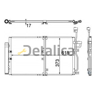 Радиатор кондиционера на Опель Антара дизель