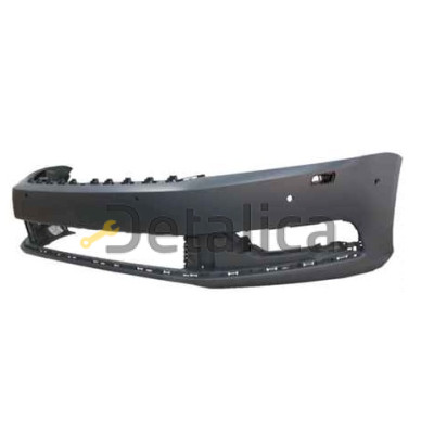 Бампер передний с отверстия под омыватель под датчик 6шт грунт для Фольксваген Пассат Б7 от 2011 (Тайвань)