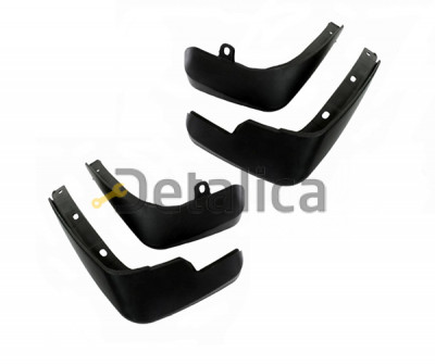 Nissan Tiida брызговик передн крыла л+п + задн (4 шт) (комплект) (Китай)