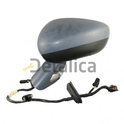 Зеркало левое электрическое с подогревом автоскладывающееся указатель поворота 9 конт convex грунт для Ситроен С5
