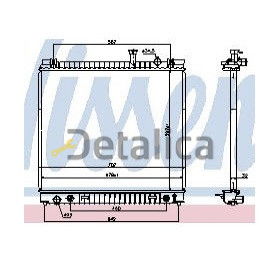 Радиатор охлаждения для Инфинити QX 56 от 2008 АТ Китай Радиатор охлаждения для Инфинити QX 56 от 2008 АТ Китай