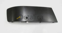 Молдинг бампера для Фольксваген Transporter T5 передний правый с отверст.под датчики, грунт (Тайвань)