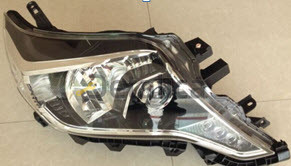 Фара для PRADO прав линзован, п/корректор, диод (Китай)