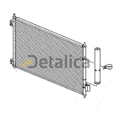 Радиатор кондиционера для хонда аккорд кросстур от 2010 Не для европы