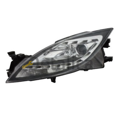 Фары тюнинг-комплект внутри чёрные Devil Eyes для Мазда 6 2010 диоды