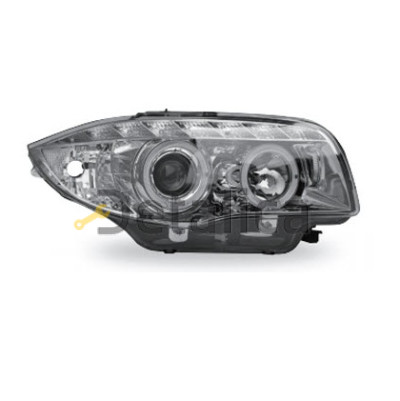 Фары тюнинг комплект для BMW E87 Devil Eyes внутри хром