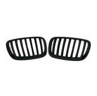 Решетка радиатора левая+правая комплект тюнинг полностью черная для BMW E53 X5 от 1999-2004 Решетка радиатора левая+правая комплект тюнинг полностью черная для BMW E53 X5 от 1999-2004