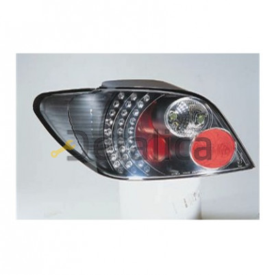 Фонарь задний внешний левый+правый комплект хэтчбэк тюнинг с диод хрусталь SONAR внутри черн-хром для Пежо 307