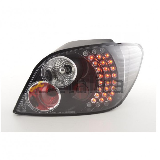 Фонарь задний внешний левый+правый комплект хэтчбэк тюнинг с диод хрусталь SONAR внутри черн-хром для Пежо 307