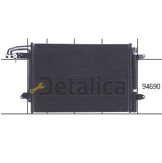 Радиатор кондиционера для Фольксваген Кадди от 2004 (Китай)