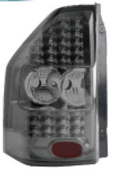 Фонарь задний для Митсубиси Pajero III внешний Л+П (комплект) тюнинг, тонированный, диод (Eagle Eyes), внутри хром