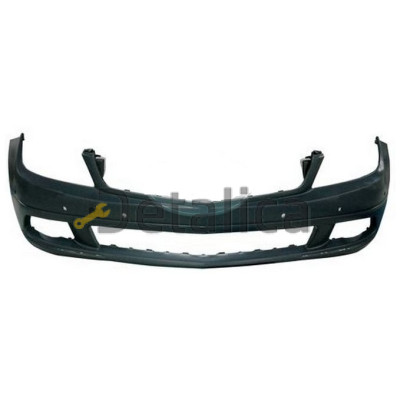 Бампер передний с отверстием под датчик без отверстий под омыватель для Мерседес W204 от 2007