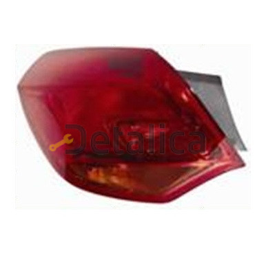 Фонарь задний внешний левый для Опель Астра J от 2009 5 дв