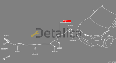 Трос открывания капота для Ниссан Центра В17