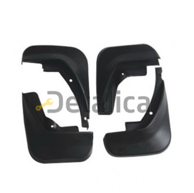 Брызговик переднего крыла левый+правый комплект +задний 4 шт китай для митсубиси лансер от 2004