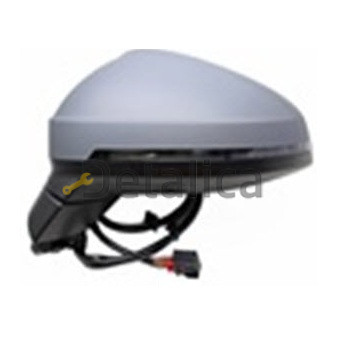 Зеркало левое электр с подогревом ук поврота 8 конт для Ауди А4 А5 В9 от 2015 (Тайвань) aspherical