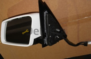 Зеркало для Мерседес Х204 левое электр подогрев, указатель поворота, подсветка, автоскладывание, память (aspherical) (Китай)