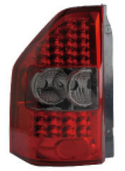 Фонарь задний для Митсубиси Pajero III внешний Л+П (комплект) тюнинг, тонированный, диод (Eagle Eyes), внутри красный