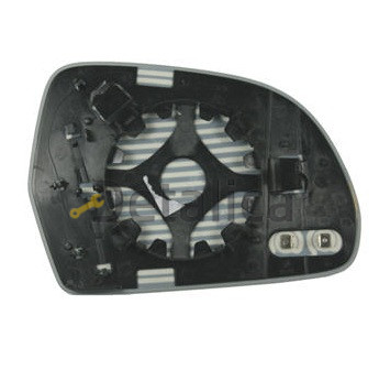 Стекло зеркала левое с подогревом для Ауди А3 2009 (Тайвань) aspherical