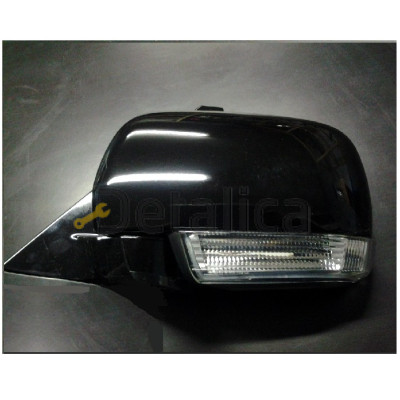 Зеркало левое электрическое с подогревом автоскладывающееся указатель поворота подсветка для митсубиси паджеро от 2007