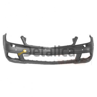 Бампер передний с отверстием под датчик под омыватель грунт для Мерседес W204 от 2007