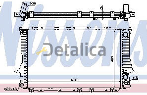 AUDI 100 (A6 94-) радиатор охлажден 