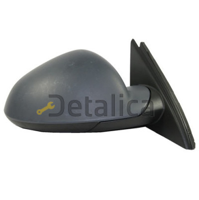 Зеркало правое электрическое с подогревом 5 контактное convex грунт для Опель Инсигния