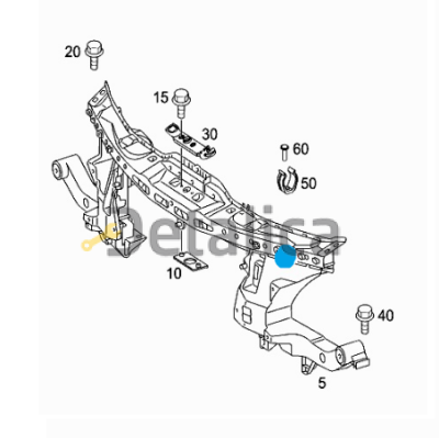 Передняя панель Мерседес W639 Вито (Виано) оригинал
