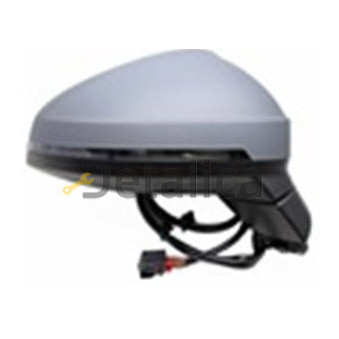 Зеркало правое электр с подогревом ук поврота 8 конт для Ауди А4 А5 В9 от 2015 (Тайвань) convex