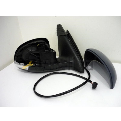 Зеркало правое электрическое с подогревом ук поворота грунт для Фольксваген Тигуан от 2007 (Тайвань) convex