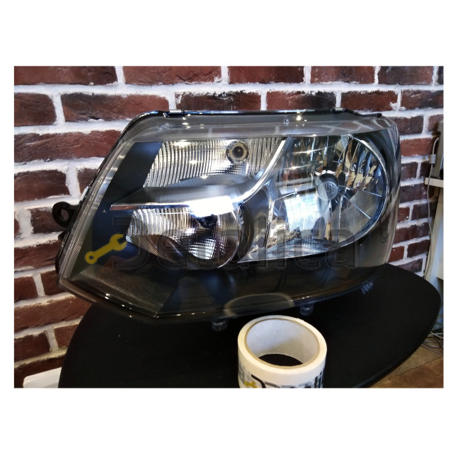 Фара левая с регулятором мотора для Фольксваген Транспортер Т5 от 2010 (Depo) H4/PY21W/P21W/W5W