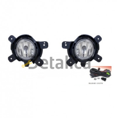 Фары противотуманные комплект для Киа Пиканто рестайлинг от 2008 (Тайвань) Фары противотуманные комплект для Киа Пиканто рестайлинг от 2008 (Тайвань)