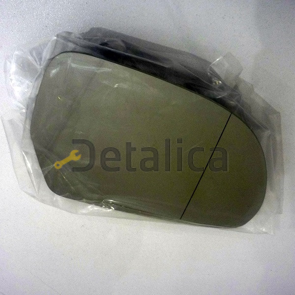 Стекло зеркала правое с подогревом для Ауди А3 2009 (Тайвань) convex