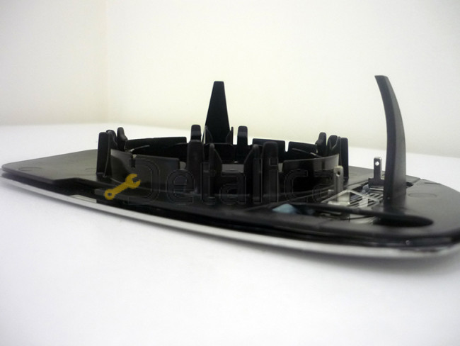 Стекло зеркала правое с подогревом для Ауди А3 2009 (Тайвань) convex