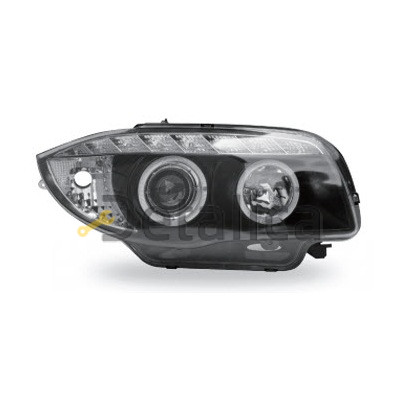Фары тюнинг комплект для BMW E87 Devil Eyes внутри чёрные