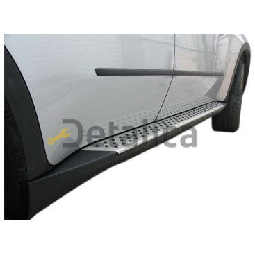 Порог-подножка левая+правая комплект  OEM STYLE  алюминий для BMW E70 X5 от 2007