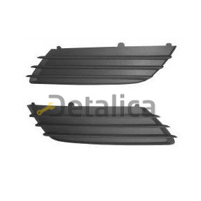 Решетка бампера передняя левая+правая комплект без отверстия под противотуманки для Опель Астра H от 2004 5 дв Италия