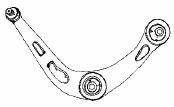 PEUGEOT 206 рычаг передн подвески прав нижн в сборе (Тайвань)
