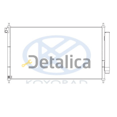 Радиатор кондиционера для Хонда Цивик 9 хэтчбек от 2012 Koyo Япония